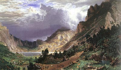 Storm in the Rocky Mountains, Mt Rosalie