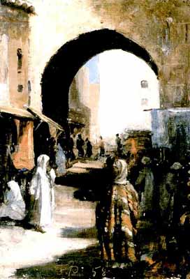 Town Gate in Morocco