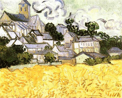 View of Auvers with Church