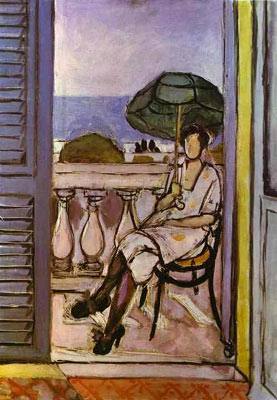 Woman with Umbrella