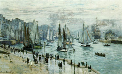 Fishing Boats Leaving the Port of Le Havre