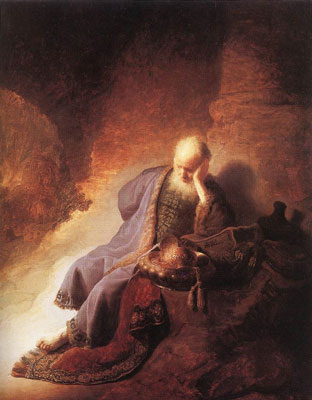 Jerimiah Lamenting the Destruction of Jerusalem