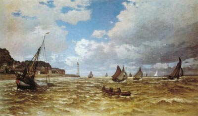 Mouth of the Seine at Honfleur