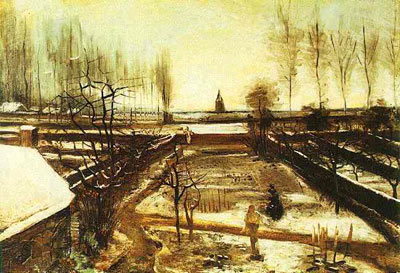 Parsonage Garden at Nuenen in the Snow, The