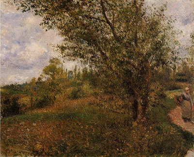 Pontoise Landscape, Through the Fields