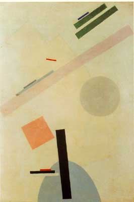 Suprematist Painting: Aeroplane Flying