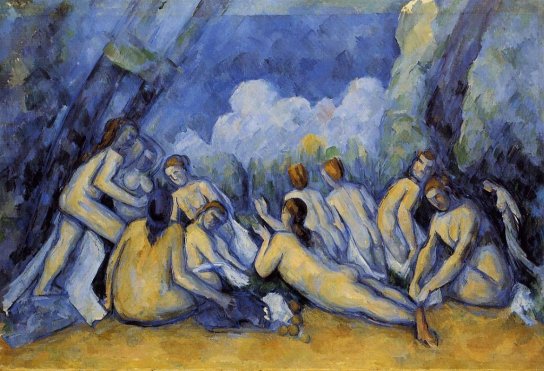 Paul Cezanne - The Large Bathers 1