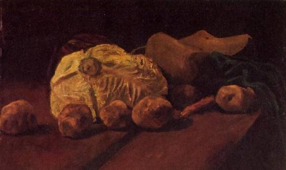 Vincent van Gogh - Still Life with Cabbage and Clogs