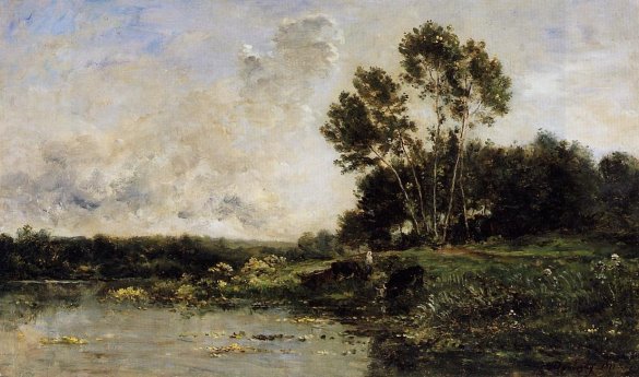 Charles-Francois Daubigny - The Banks of the Oise