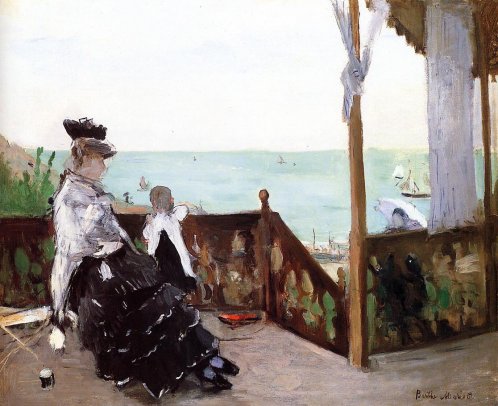 Berthe Morisot - In a Villa at the Seaside