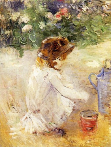 Berthe Morisot - Playing in the Sand