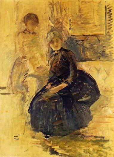 Berthe Morisot - Self Portrait with Julie