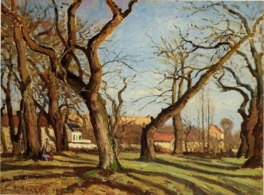 Camille Pissarro - Groves of Chestnut Trees at Louveciennes