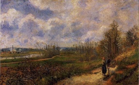 Camille Pissarro - Pathway at Chou, Pontoise