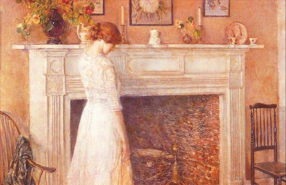 Childe Hassam - In the Old House 1914