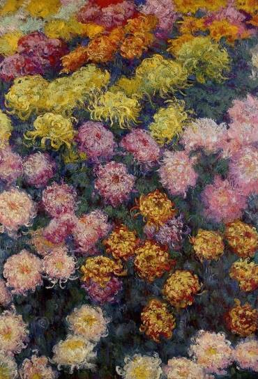 Claude Monet - Bed of Chrysanthemums