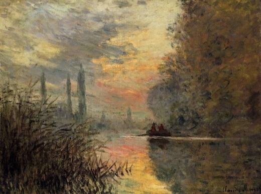 Claude Monet - Evening at Argenteuil