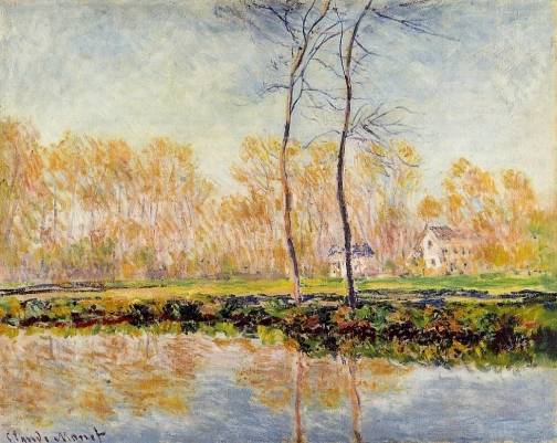 Claude Monet - The Banks of the River Epte at Giverny