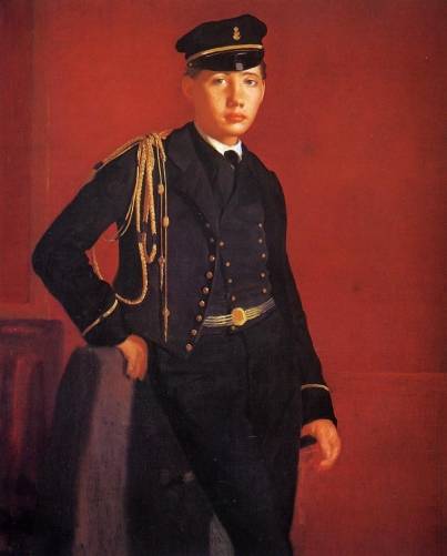 Edgar Degas - Achille De Gas (The Artist Brother) in the Uniform of a Cade
