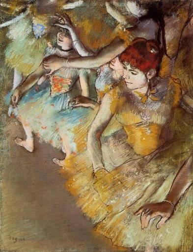 Edgar Degas - Ballet Dancers on the Stage