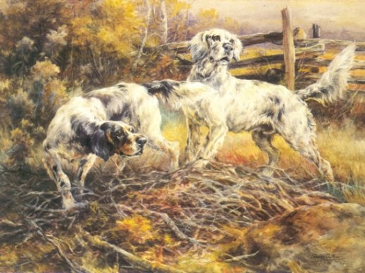 Edmund Henry Osthaus - English Setters in the Field