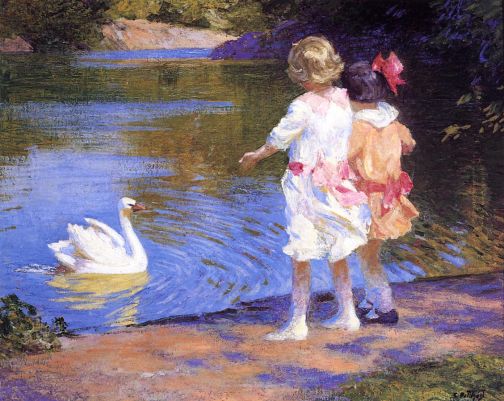 Edward Potthast - The Swan