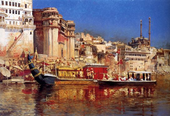 Edwin Lord Weeks - The Barge Of The Maharaja Of Benares