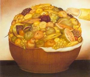 Fernando Botero - Fruit Basket