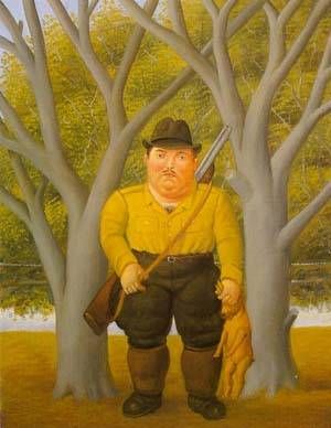 Fernando Botero - The Hunter