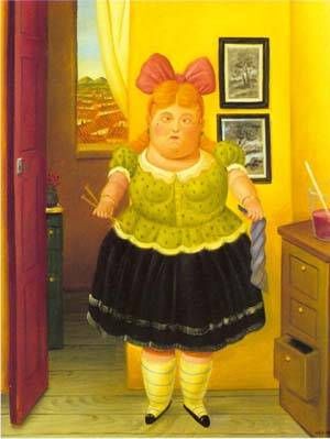 Fernando Botero - The Seamstress