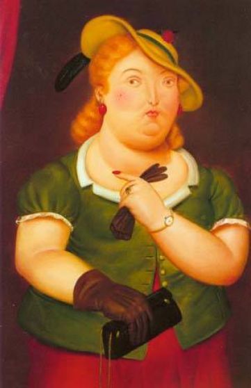 Fernando Botero - Woman In A Hat