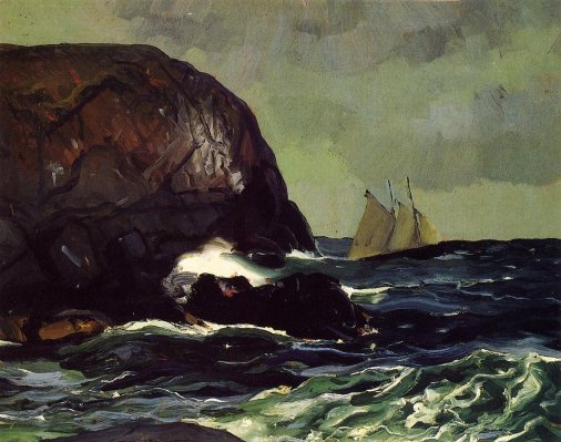 George Bellows - Beating out to Sea