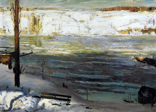 George Bellows - Floating Ice