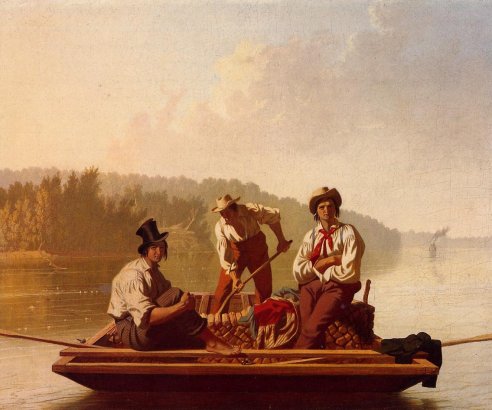 George Caleb Bingham - Boatmen on the Missouri