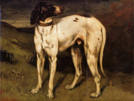 Gustave Courbet - A Dog from Ornans