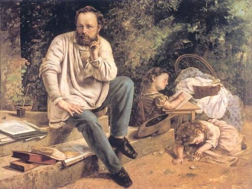 Gustave Courbet - Portrait of P