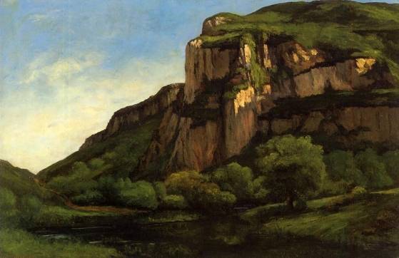 Gustave Courbet - Rocks at Mouthier