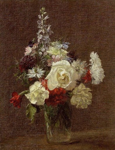 Henri Fantin-Latour - Mixed Flowers