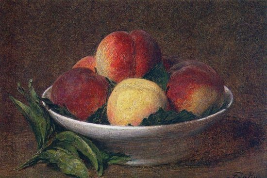 Henri Fantin-Latour - Peaches in a Bowl