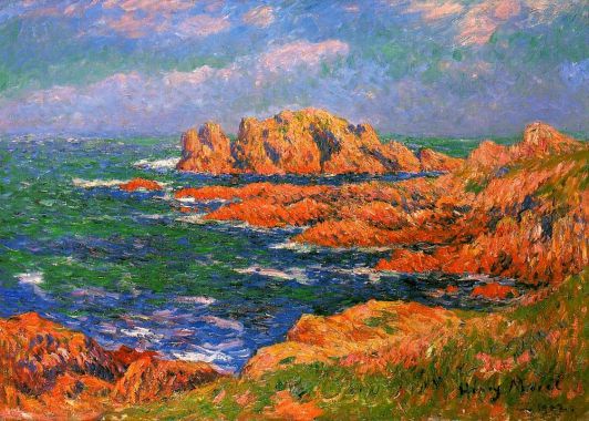 Henri Moret - The Red Rocks at Ouessant 2