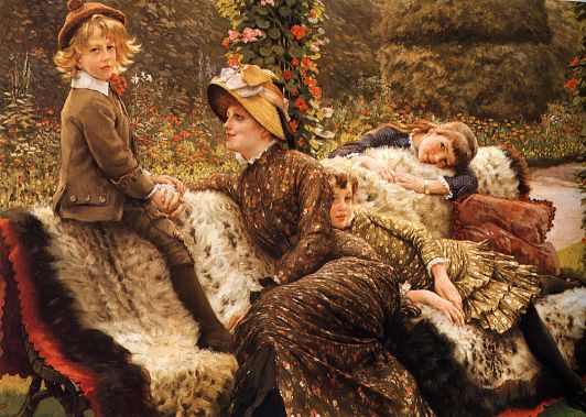 James Tissot - The Garden Bench