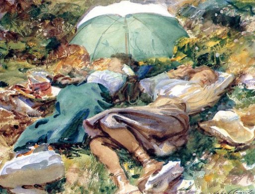 John Singer Sargent - A Siesta