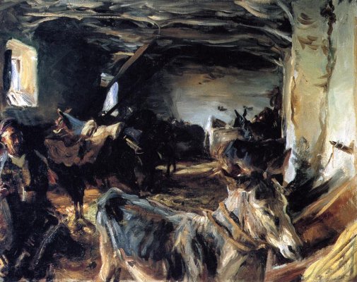 John Singer Sargent - Stable At Cuenca