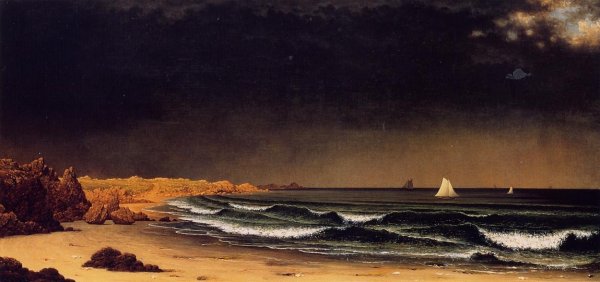 Martin Johnson Heade - Approaching Storm - Beach near Newport