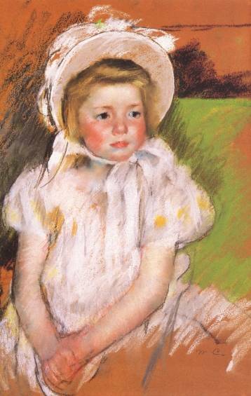 Mary Cassatt - Simone in a White Bonnet