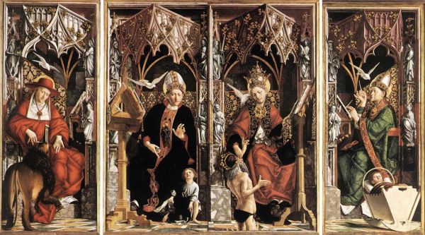 Michael Pacher - Altarpiece of the Church Fathers