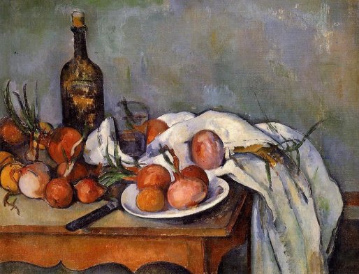 Paul Cezanne - Still Life with Red Onions