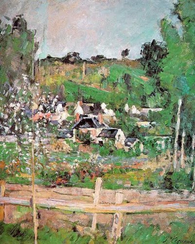 Paul Cezanne - The Fence