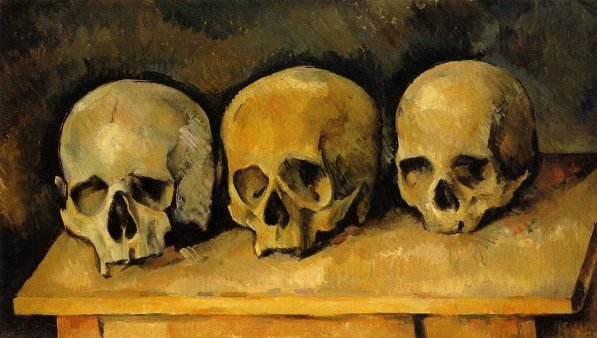 Paul Cezanne - The Three Skulls