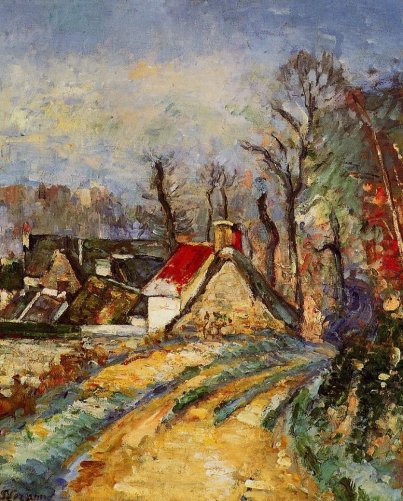 Paul Cezanne - The Turn in the Road at Auvers